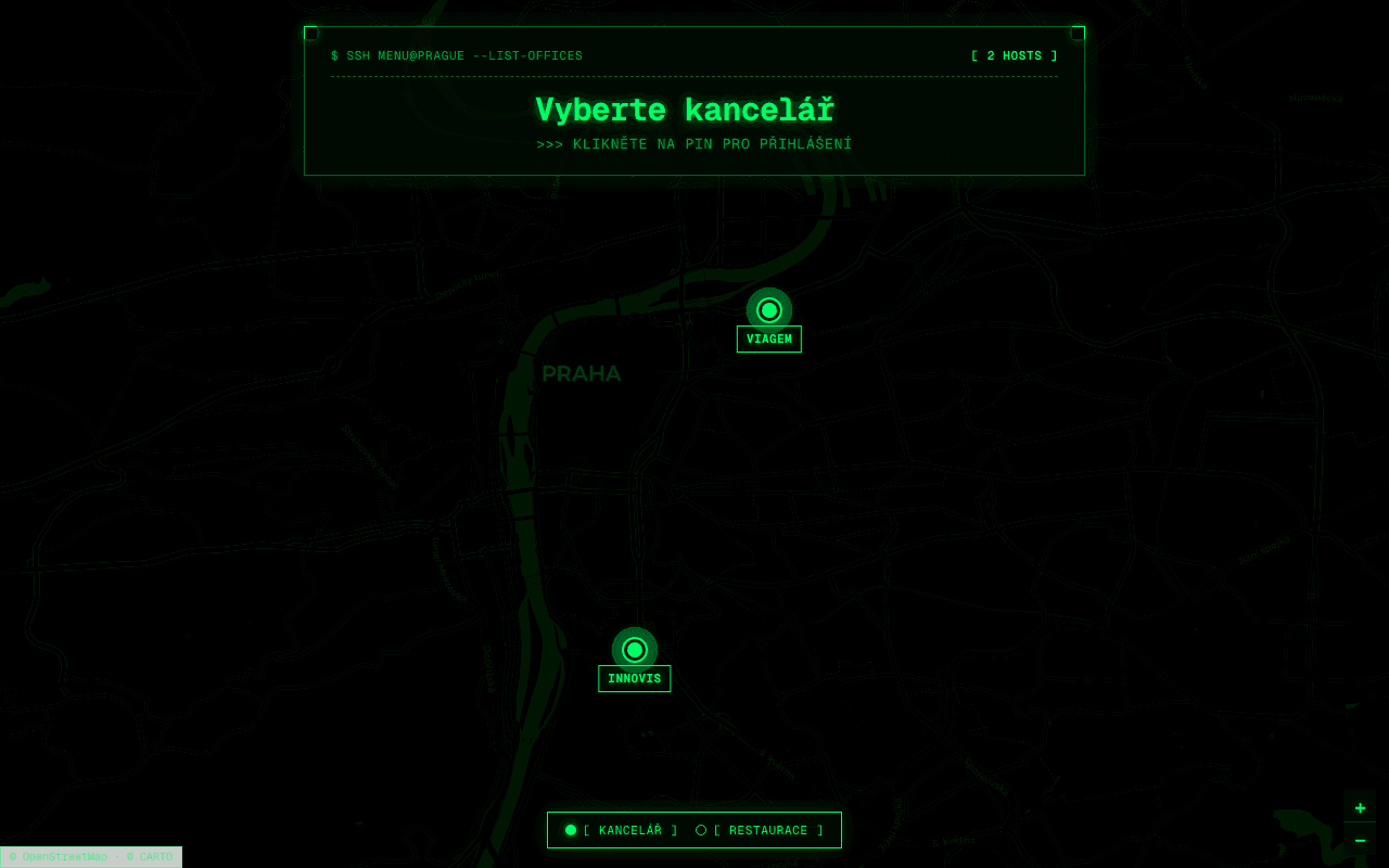 Prague Office Menu App